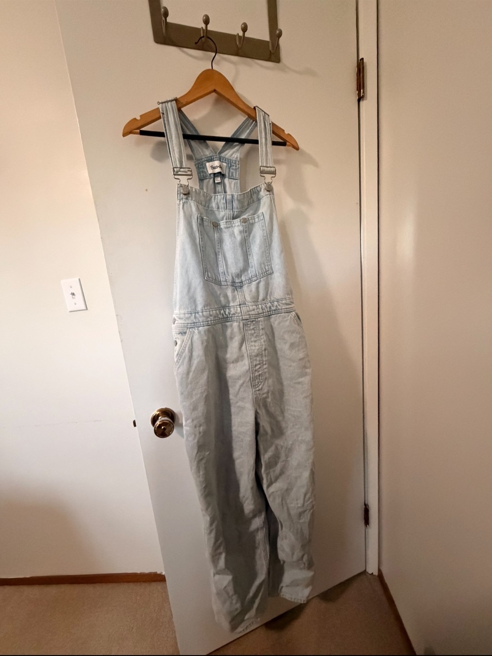 Classic Light Blue Denim Women's Overalls